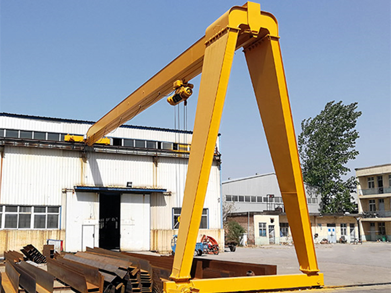 BMH single girder Semi gantry crane