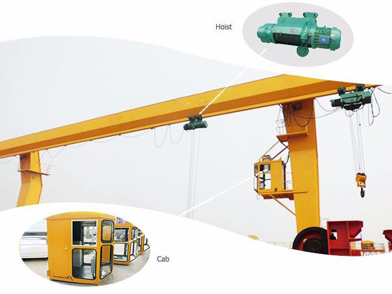 L Type Single Girder Gantry Crane details