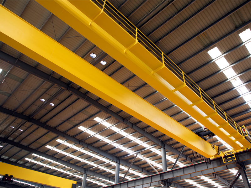 Industrial double girder overhead crane