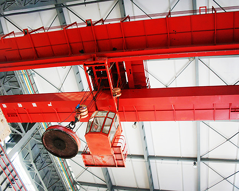 QC Double Girder Overhead Crane Magnetic Crane