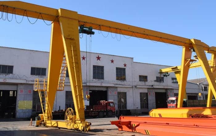 Wire Rope Hoist installed on Gantry Cranes