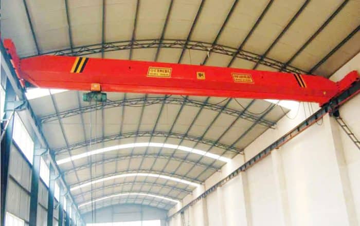 5 ton single beam overhead crane with telpher