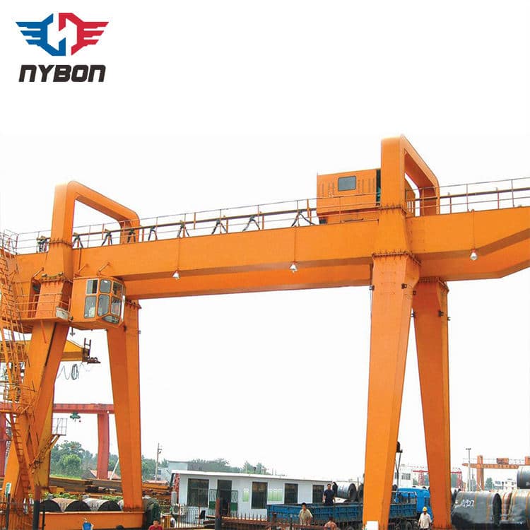 double beam gantry crane on rails
