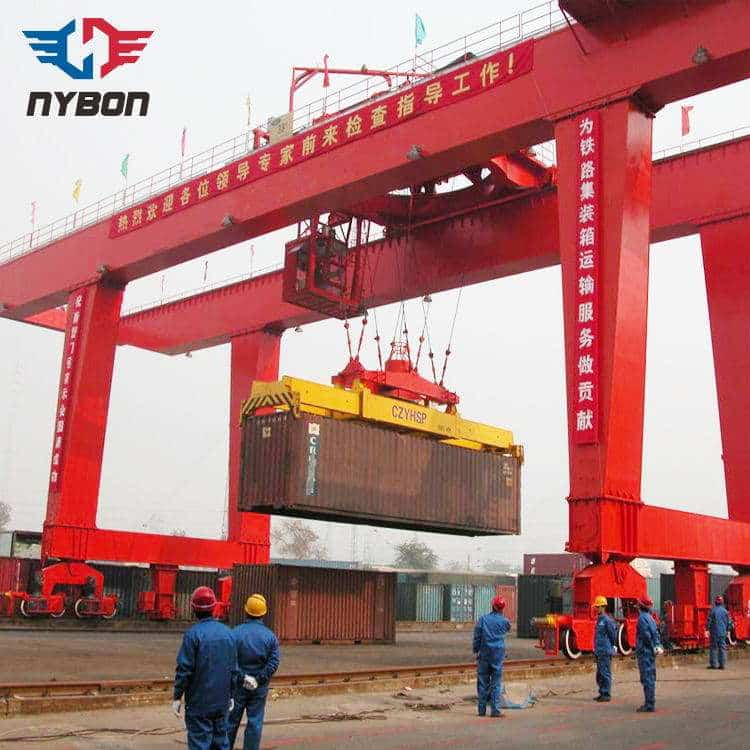 heavy duty rail mounted gantry crane