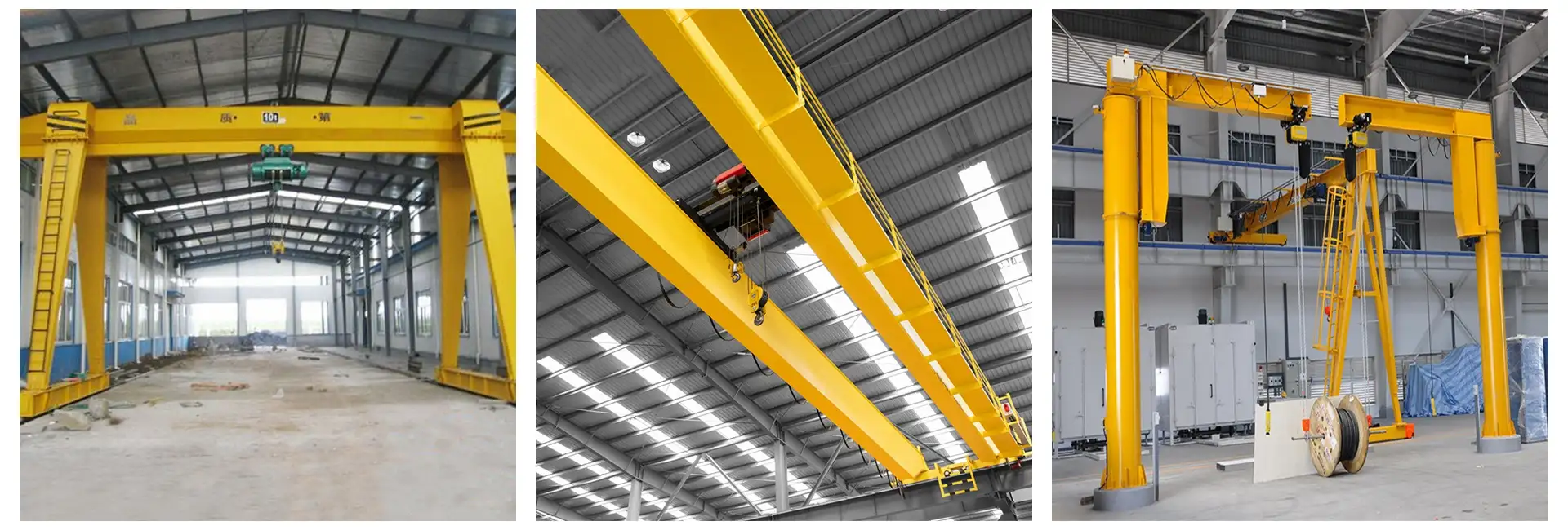 Industrial crane banner