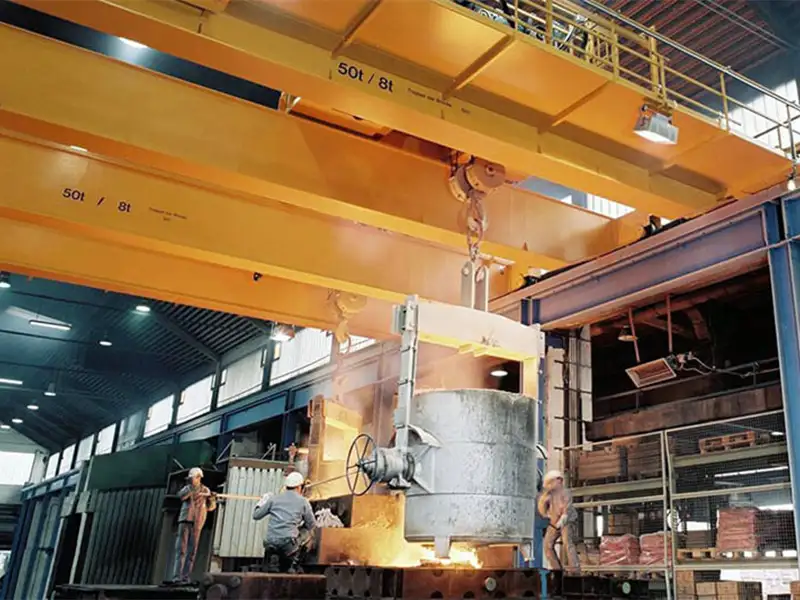 Double Beam Casting Crane for Steel Industry