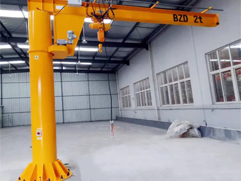 BZD 2T Floor Mounted Jib Crane