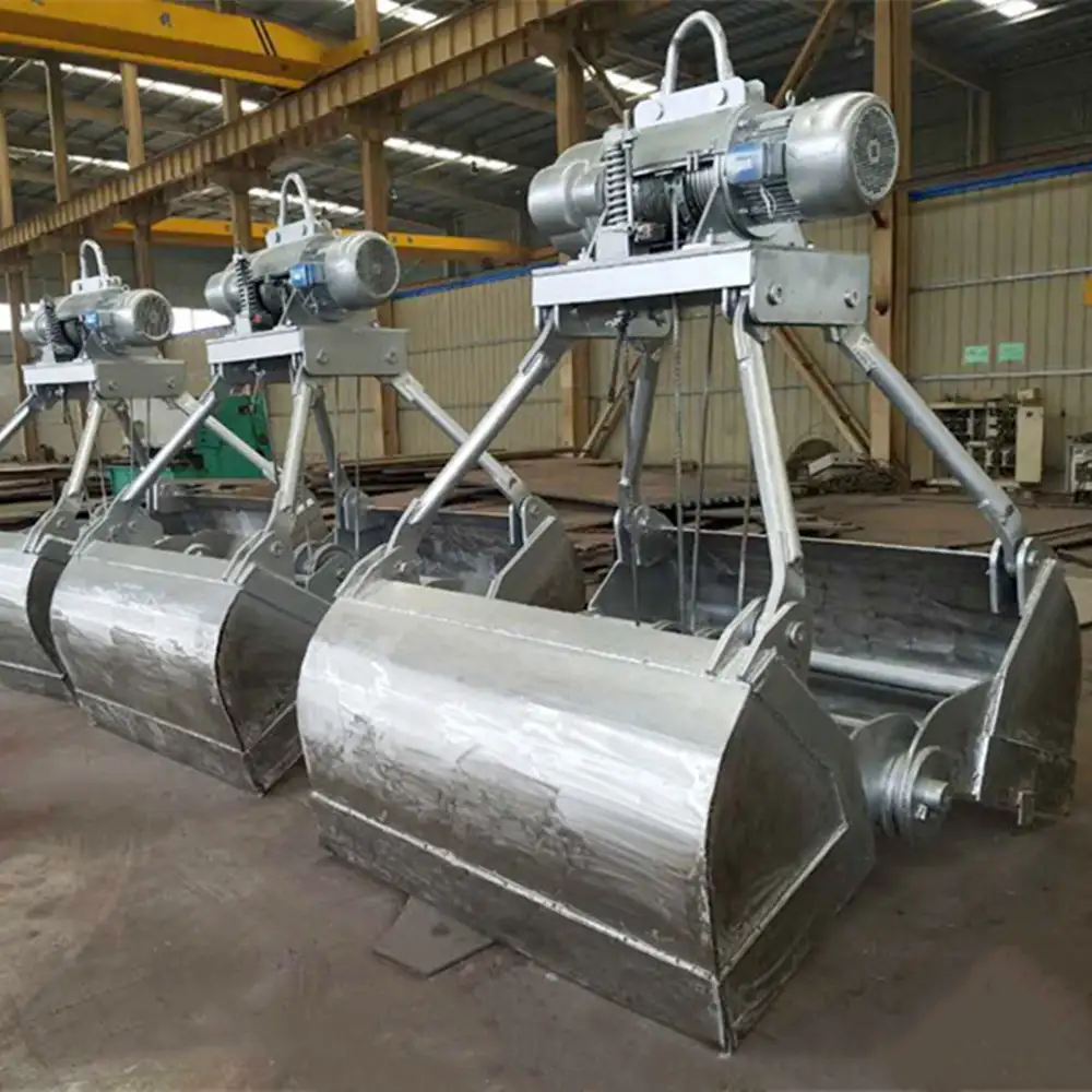 Electric stainless steel grab bucket