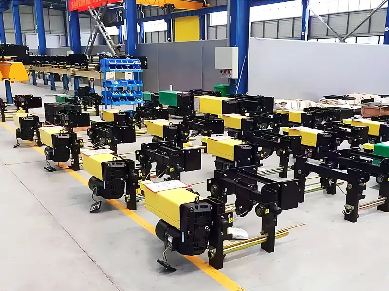 European Standard Electric Hoist Under Test