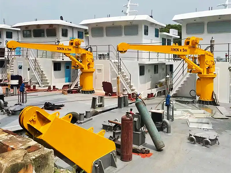 Marine Folding Crane