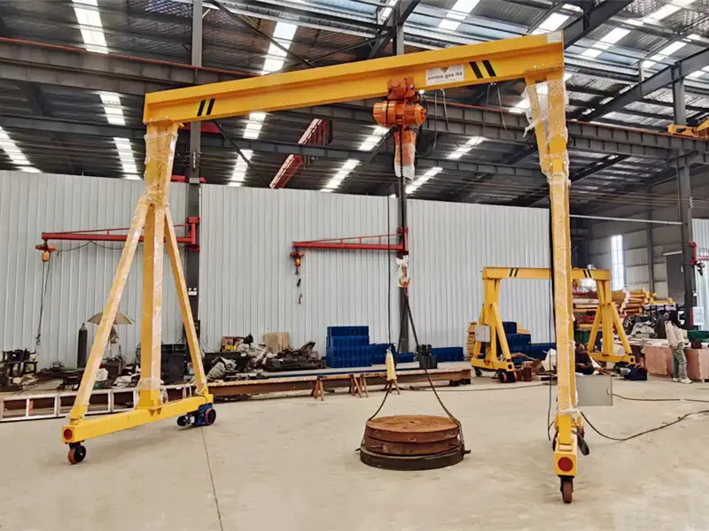 Portable Gantry Crane with Wheels