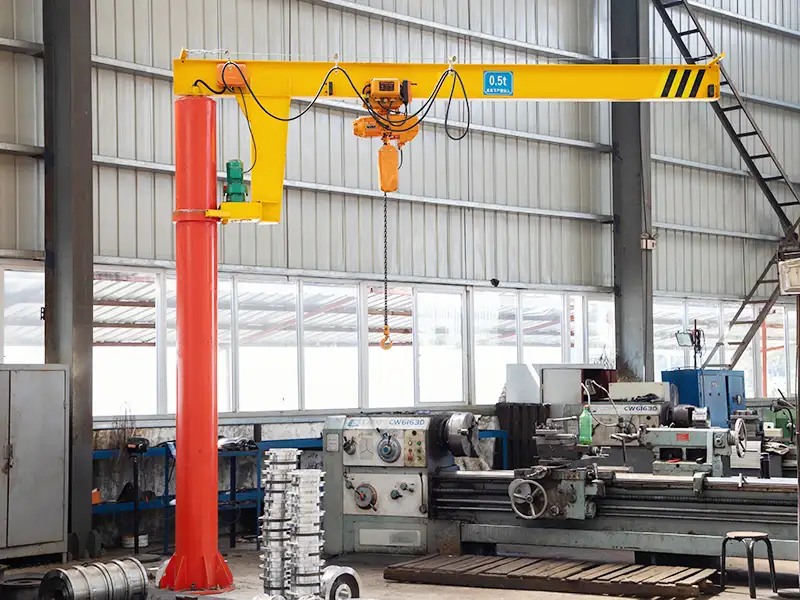 Workshop Jib Crane with chain hoist