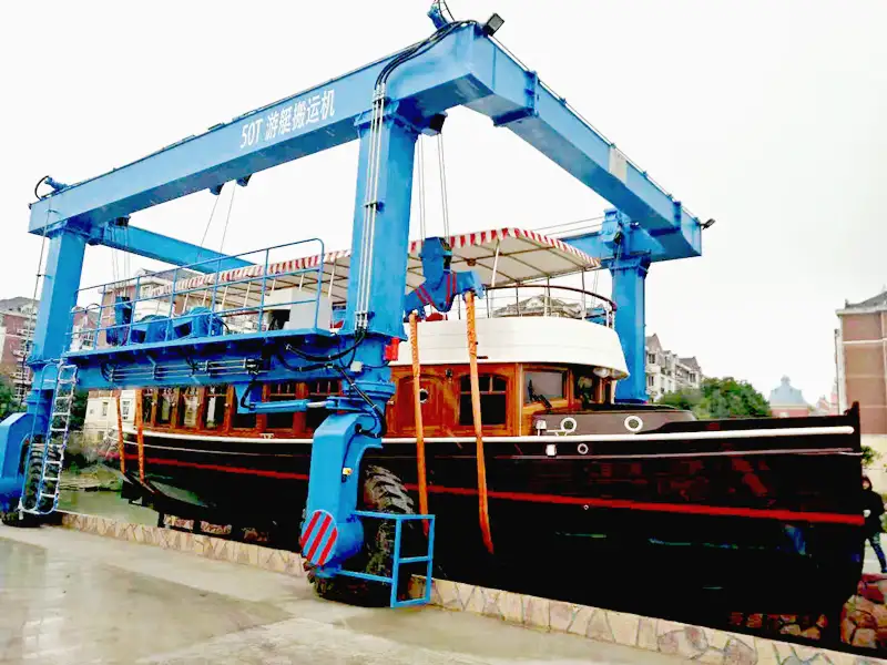 Yacht crane 50 Ton Boat Lifting Crane